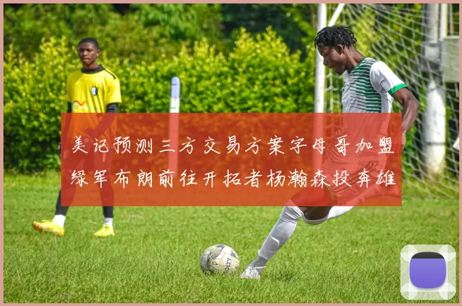 美记预测三方交易方案字母哥加盟绿军布朗前往开拓者杨瀚森投奔雄鹿